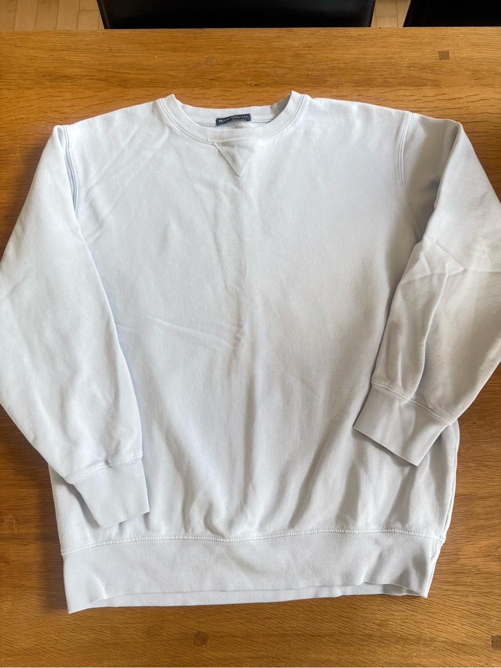Brandy Melville Pale Blue Oversized Erika Crewneck Sweatshirt